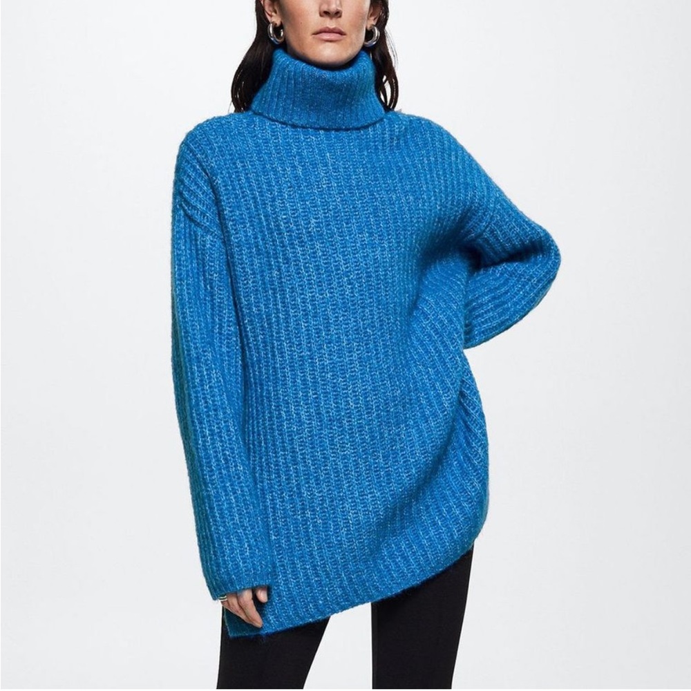 MANGO Perkins Neck Sweater
